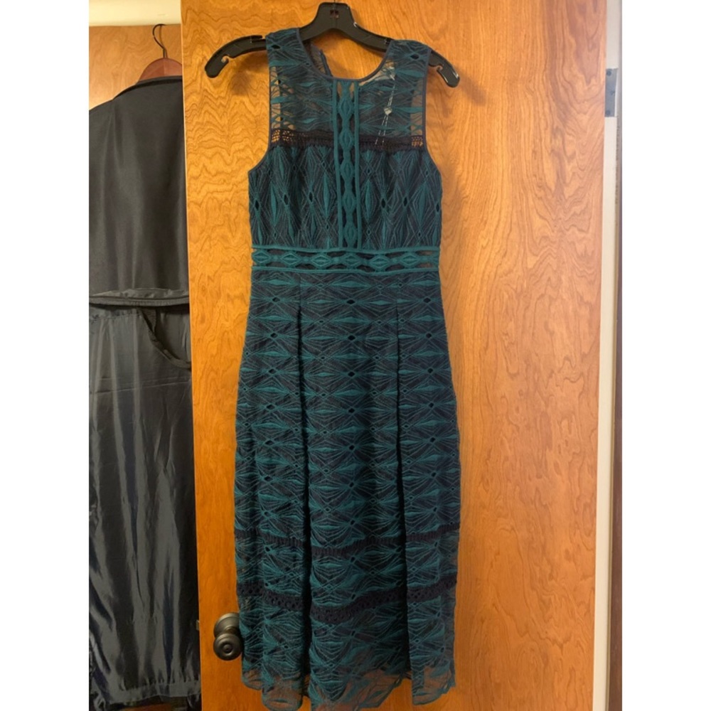 Jonathan Simkhai teal midi dress